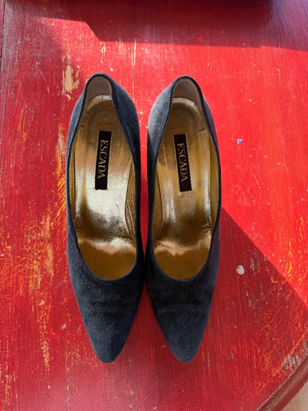 Escada black shoe 9 1/2